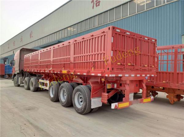 Transport Cement 3 Axle Capacity 60t Dump Semi Trailer