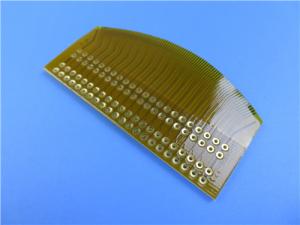 Wholesale Single Layer Flexible PCB Built on Polyimide With 1.6mm FR-4 Stiffener and Immersion Gold for Instrument Panel from china suppliers