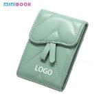 Genuine Leather Mini Cute Business Card Holder for Women Low MOQ Mix Models