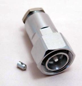 Wholesale RF connector 4.3-10 male twist on clamp type connector for RG214 coaxial cable all brass 50ohm made by factory from china suppliers