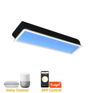 Wholesale Multi Function 100W Flat Panel Skylights , 120x30 30 Degree Angle Big Sky Skylights from china suppliers