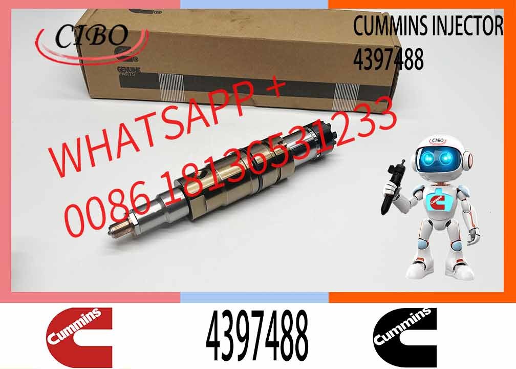 NINE Brand XPI Common Rail Injector 4326989 Auto Engine Part Fuel Injector 4326989 4397488