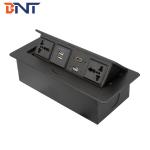Tabletop Pop Up Media Socket With USB Charger
