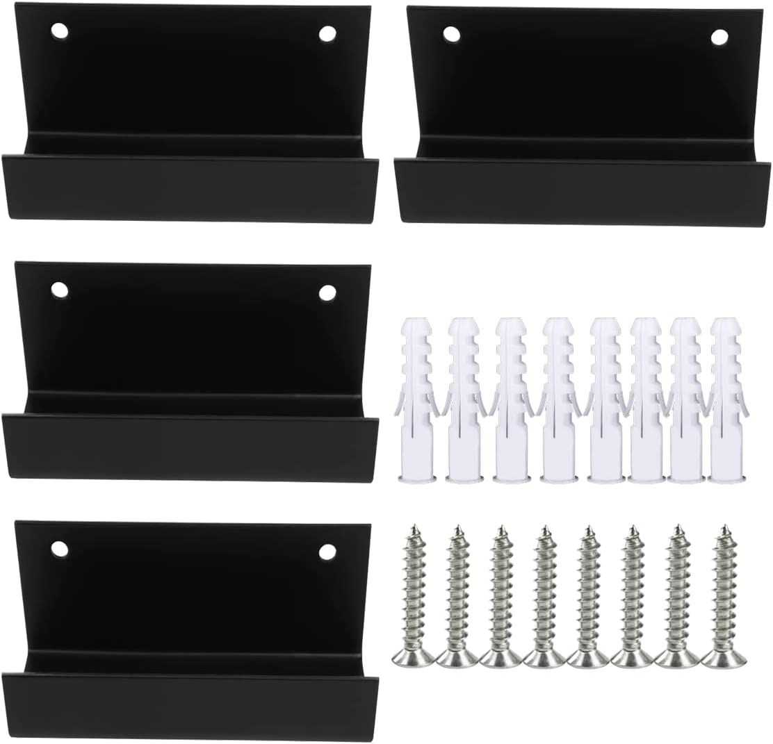 Single-side Bracket U-Bracket Wall Mount Bracket for Garage Ladder Storage Heavy Duty