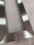 China Custom Made Satin Brush No.4 Stainless Steel Door Handle In Foshan