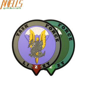 Durable Handmade Custom Made PVC Patches Fade Proof Skin Friendly