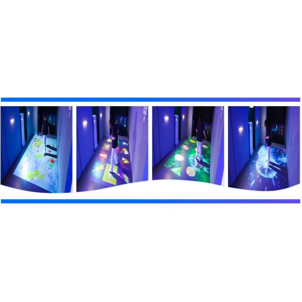 Portable All-In-One Multi Player Floor Game Easy Installation For Museums