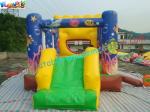 Spongebob Commercial Bouncy Castles , Inflatable Bouncer Slide CE / EN14960