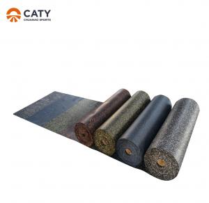 Wholesale Recycled Black Fitness Rubber Flooring Roll 3-12mm Thick For Indoor from china suppliers