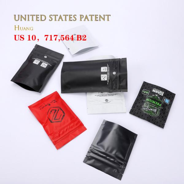 Child Resistant Mylar Bags Custom Smell Proof Child Resistant Plastic Zipper