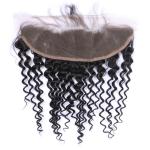 Elegant-wig Indian Remy Hair Bleached Knots Loose Wave Full Lace Frontal In