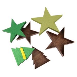 Wholesale Tree Shape Empty Xmas Boxes / Rigid Gift Packaging Box Shinny Glitter Surface from china suppliers