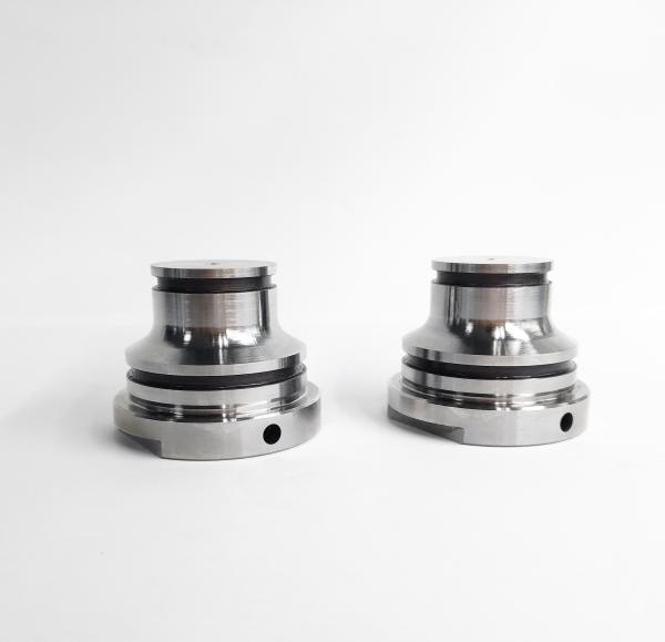 Alloy Steel SKD61 Cnc Turned Components Wear Resistant Black Coating Surface