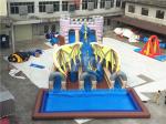 Industrial Commercial Grade Dragon Big Inflatable Water Slides 15*11*8m