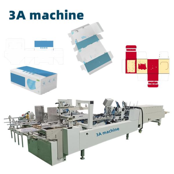 CQT 800 Cardboard/Corrugated Straight Line Box Automatic Carton Box Folder Gluer