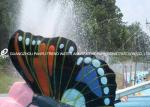 Indoor Water Playground Equipment Kids Water Pool Slides Butterfly Fiberglass