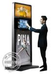 Edge COB LED Display Shelf Kiosk Digital Signage For Supermarket Clubs Shoe