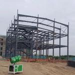 Multi Storey Steel Structure Industrial Warehouse , Commercial Metal Storage