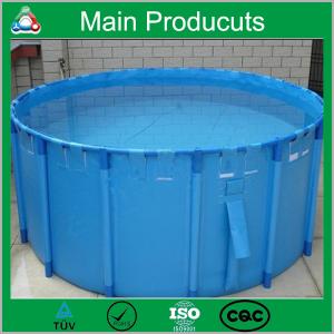 China Renewable Energy Projects PVC Portable PVC Plastic Fish Tank 0.5m3-50m3 on sale