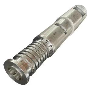 Wholesale 51/105 65/132 80/156 Bimetallic Conical Twin Screw Barrel For PVC Extruder from china suppliers