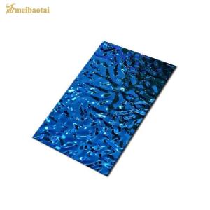 Wholesale Stainless Steel 4X8FT Water Ripple Metal Sheet For Ceiling Wall from china suppliers