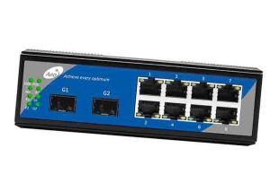 Wholesale IEEE802.3af / At 32Gbps 8 Port POE SFP Switch from china suppliers