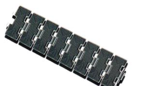 Wholesale flat top conveyor chains stainless steel flat top chains with rubber friction top slat top chains from china suppliers