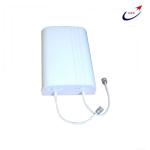 LTE Ultra Wideband MiMO Twin Pole White 4G 12dBi ABS Panel Antenna
