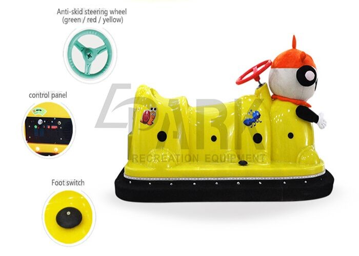 12V 50W Remote Control Caterpillar Kids Bumper Car For Playground