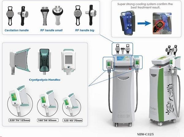 Cryolipolysis Slimming Machine / Weight Loss Machine / 5 in 1 handles Slimming