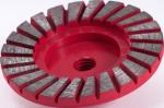 Universal Grinding Diamond Cup Wheel , Customized Size Diamond Turbo Cup Wheel