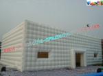 White Inflatable Party Tent , Inflatable Cube Marquee For Exhibition