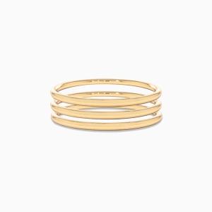 Wholesale 18K Gold Plated 2mm Stacking Thin Stainless Steel Ring Sets from china suppliers