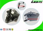 Safety Mining Cap Lights High Low Beam 10000lux With Cable USB Charging