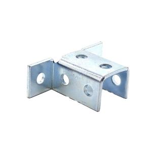 Wholesale Corrosion Resistant Silver Steel Strut Channel Fittings For 12 Gauge Compatibility from china suppliers