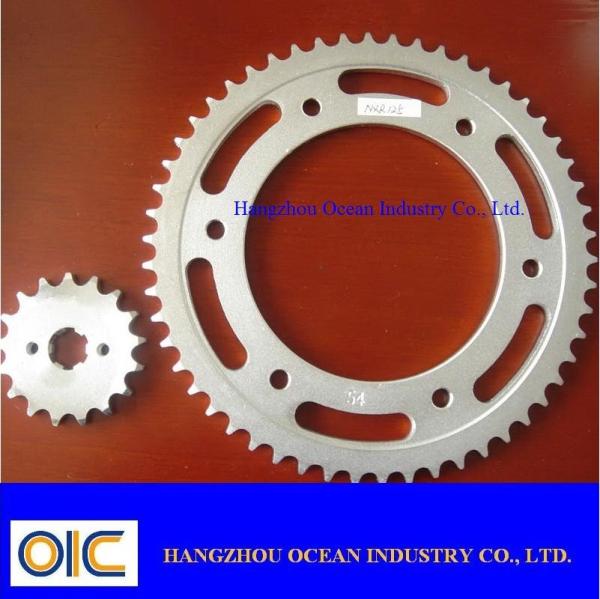 Universal Fitment Motorcycle Sprockets Varying Tooth Count for Rear Sprocket