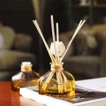 Decorative Home Reed Diffuser Natural Essential Oil Aroma Glass Bottle Reed