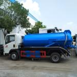266HP 6m³ Sewage Suction Truck For Dirty Water Euro 2 Manual Transmission Type