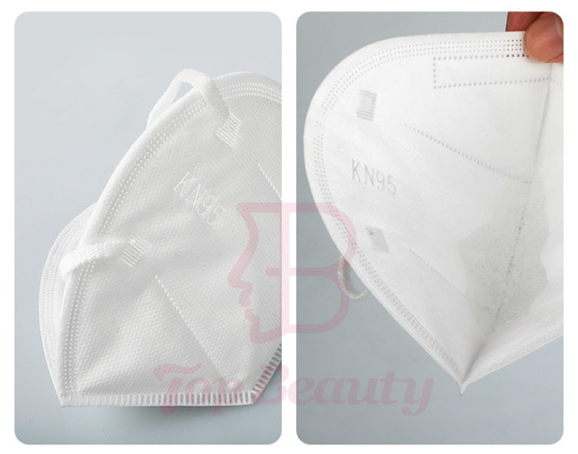 Dustproof KN95 Face Mask Anti Virus Disposable Mouth Mask Ear Wearing Type
