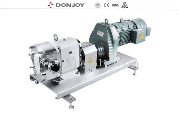 SS316L stainless steel TUL-20 rotary lobe pump for regulating syrup candy