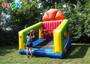 Wholesale Inflatable Basketball Game 4x3.6x3m Inflatable Sports Games Children Basketball Race Shooting Game from china suppliers
