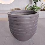 Tall Large Resin FRP Fiberglass Flower Pots Logo Customized