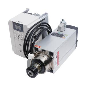 Wholesale 6KW Motor Drive 18000rpm Air Cooled Square Spindle for Wood Carving Machinery Repair Shops from china suppliers
