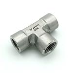 Threaded Equal Tee Stainless Steel Forged 3000 6000 2000 Class Industrial Pipe