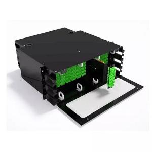 Wholesale 4U LGX Type 21inch Fiber Optic Patch Panel SPCC Body Material from china suppliers