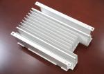 Silver Customizable Extruded Aluminum Alloy Radiator Hot Rolling 6000 Series