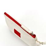 Eco Friendly Zipper Soft Canvas Cosmetic Makeup Bag
