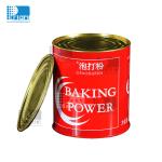 Outdoor Cooking Food Tin Box , Metal Tinplate Round Tin Containers Customized
