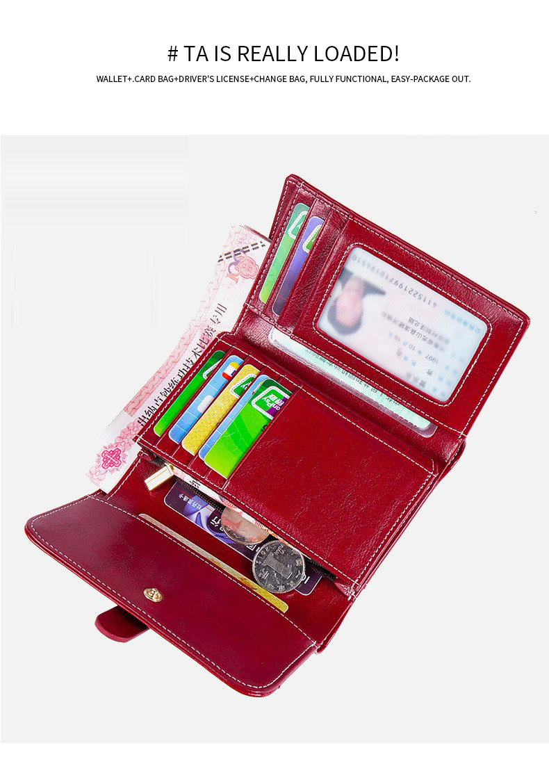 Mini Wallets Short Tassel Fashion Purse for Women Nylon Lining Material and Sample