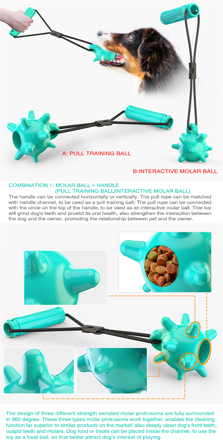 Outdoor Pet Multi Functional Chew Training Interactive Sticks Toys Dog Molar